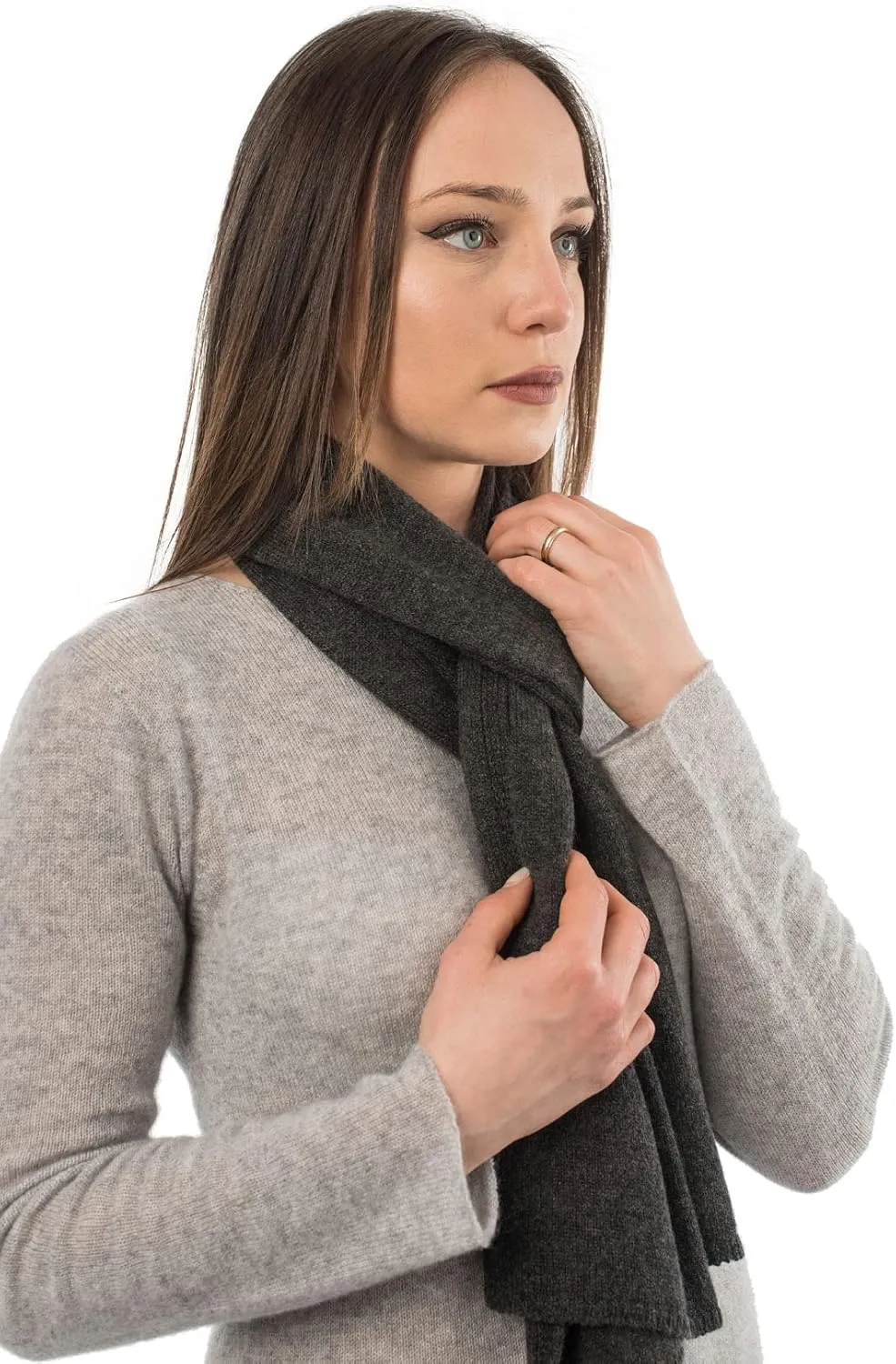 Dalle Piane Cashmere - Pure cashmere scarf - Made in Italy - Men/Women