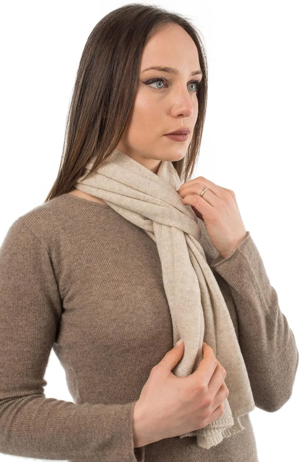 Dalle Piane Cashmere - Pure cashmere scarf - Made in Italy - Men/Women