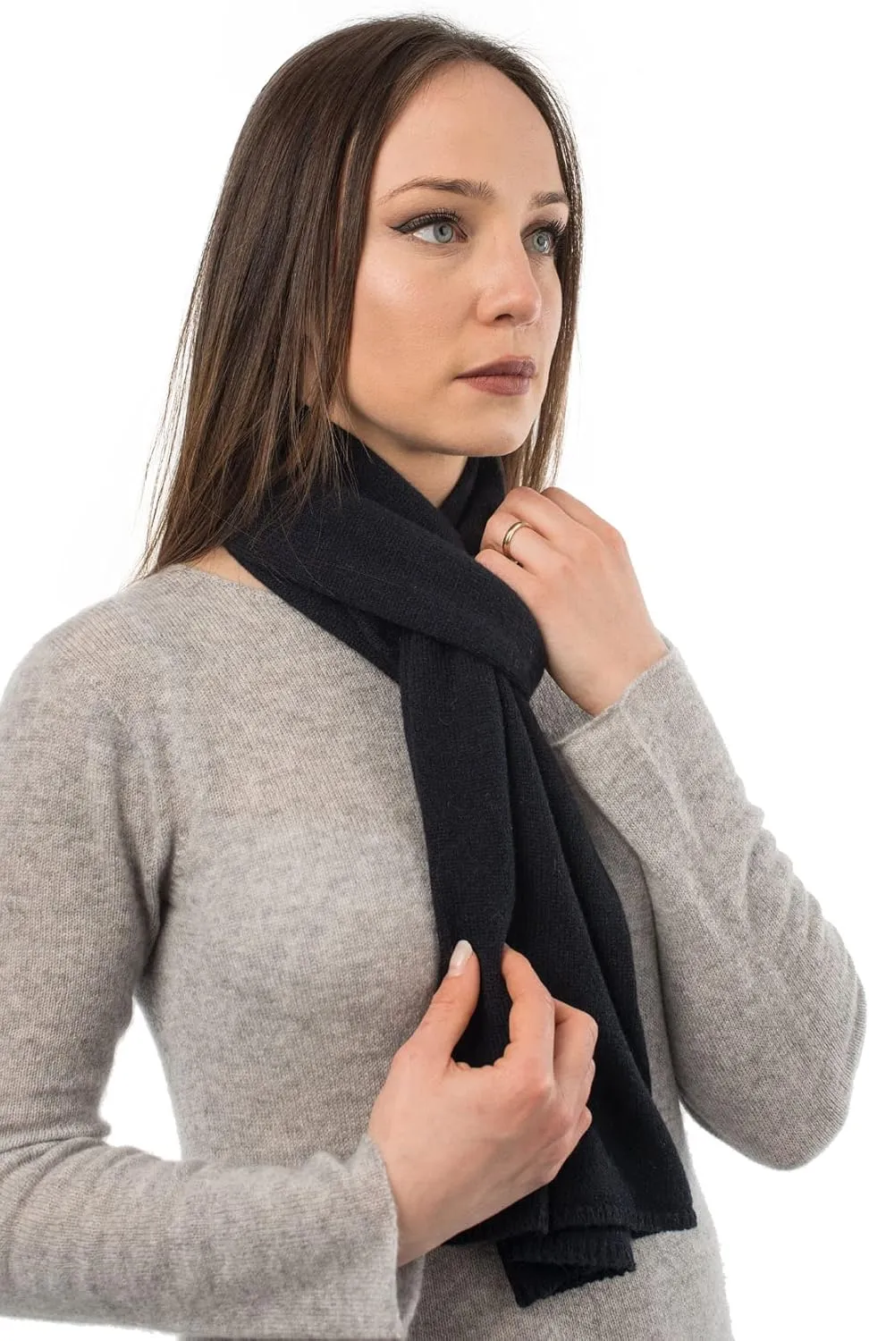 Dalle Piane Cashmere - Pure cashmere scarf - Made in Italy - Men/Women