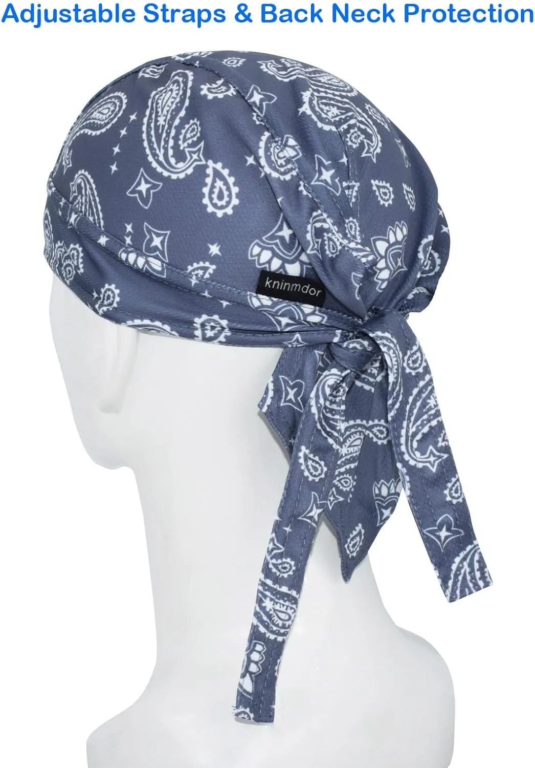 Do Rags Cycling Caps Helmet Liner Doo Rag Motorcycle Bandana Hat Sweat Liner Skull Caps Dew Rags for Men and Women