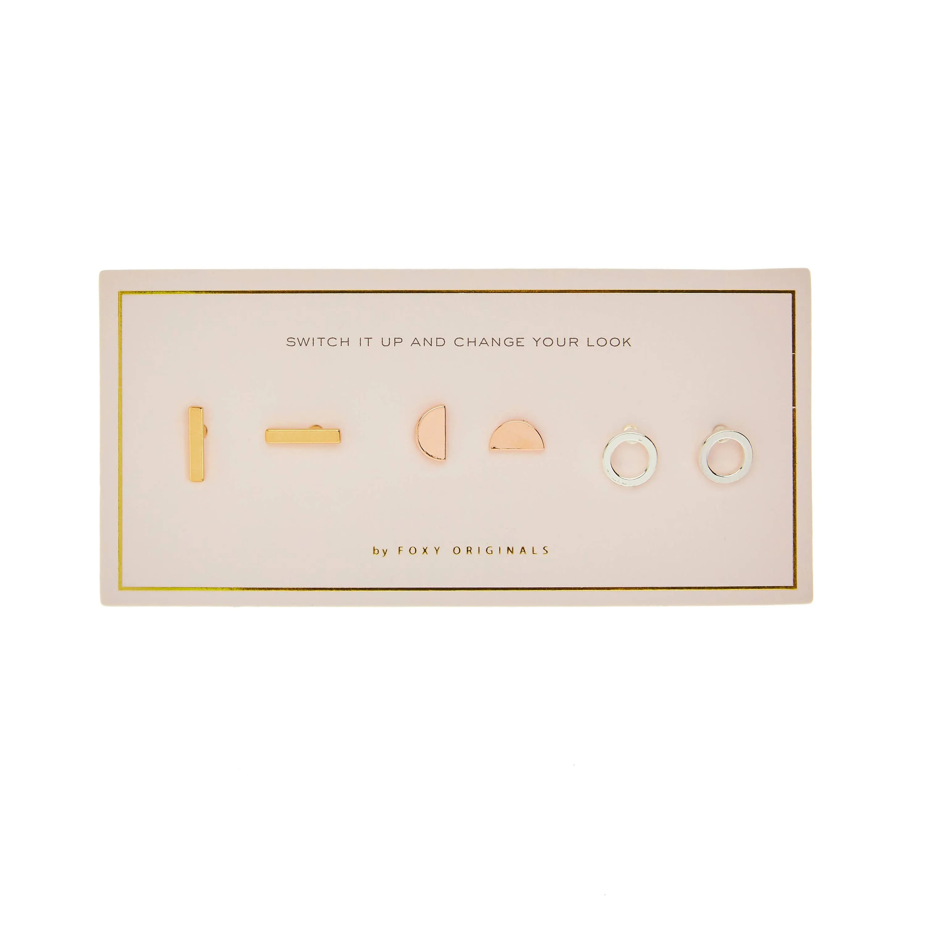 Geo Stud Earrings | Mix and Match | Earring Set