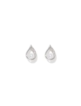 Kailey Pearl Teardrop Earrings