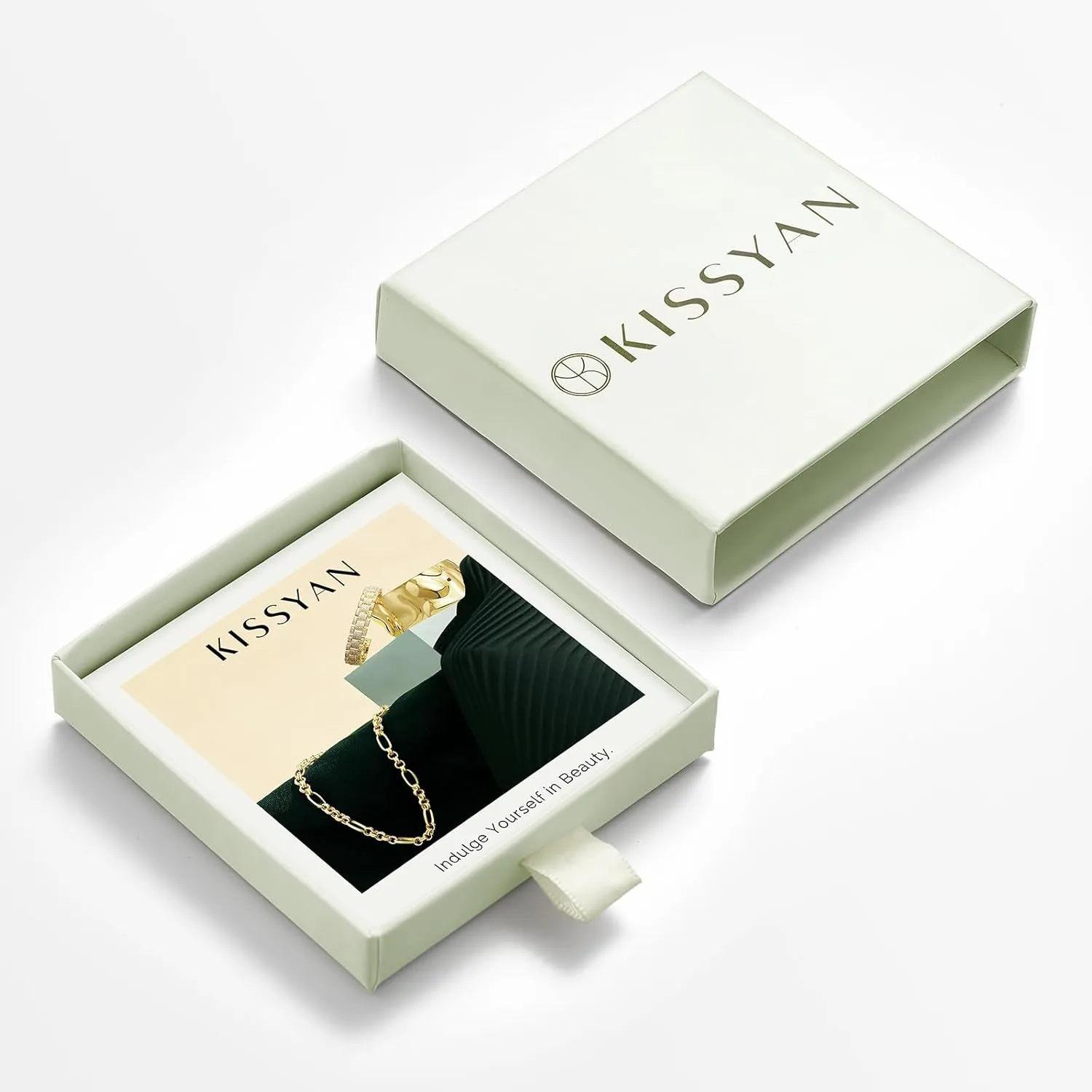 KissYan Initial Letter Pendant Necklace for Men Women, 14K Gold Plated Square Capital Monogram Necklace Alphabets from A-Z Figaro Chain Jewelry