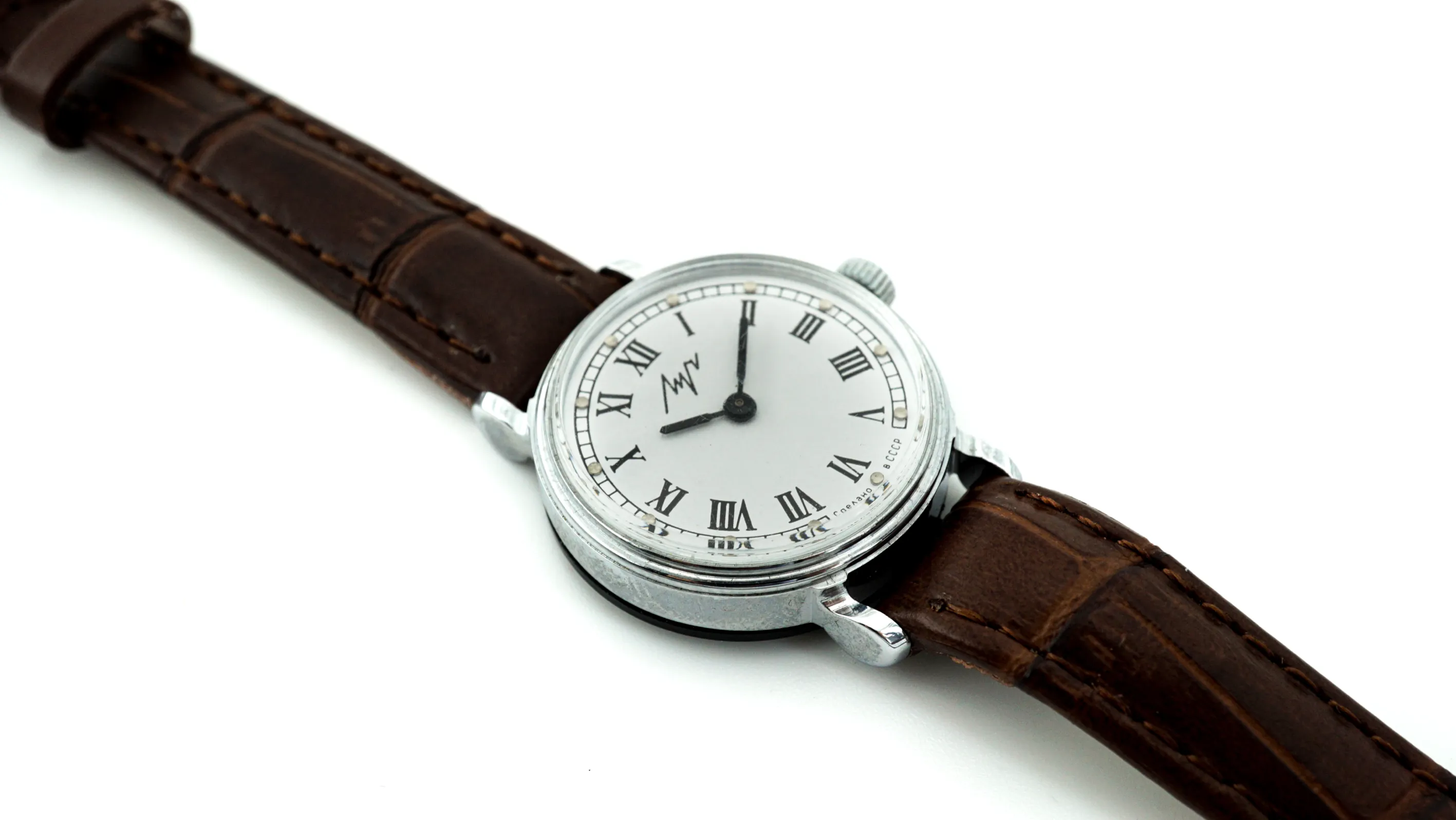 Luch vintage Soviet womens mechanical wristwatch