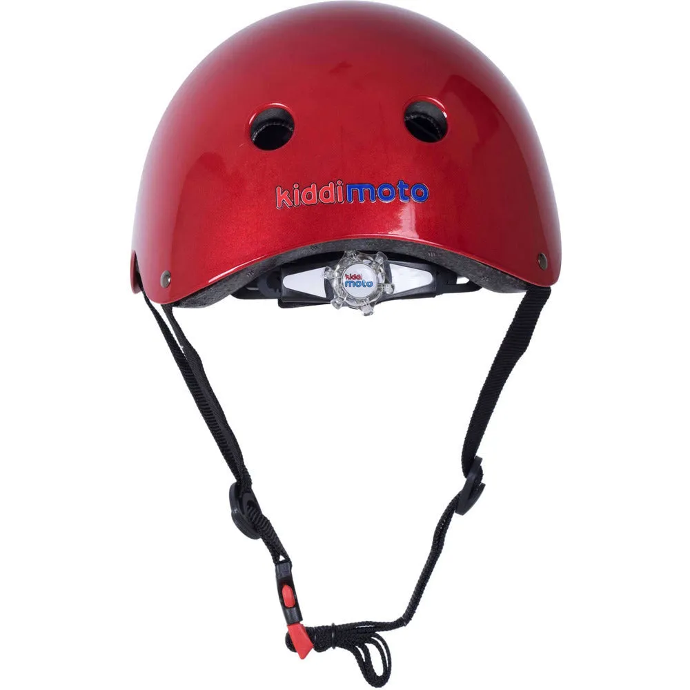 Metallic Red Bicycle Helmet
