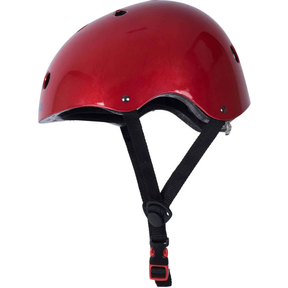 Metallic Red Bicycle Helmet