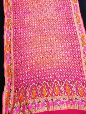 Nishabd handwoven banarsi dupatta