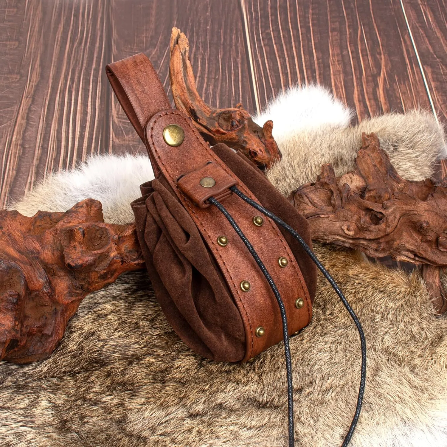 Renaissance Costume Sets Corset Waistband Belt Pouch Purse Magic Potion Bottle Skirt Hike Steampunk Medieval Halloween