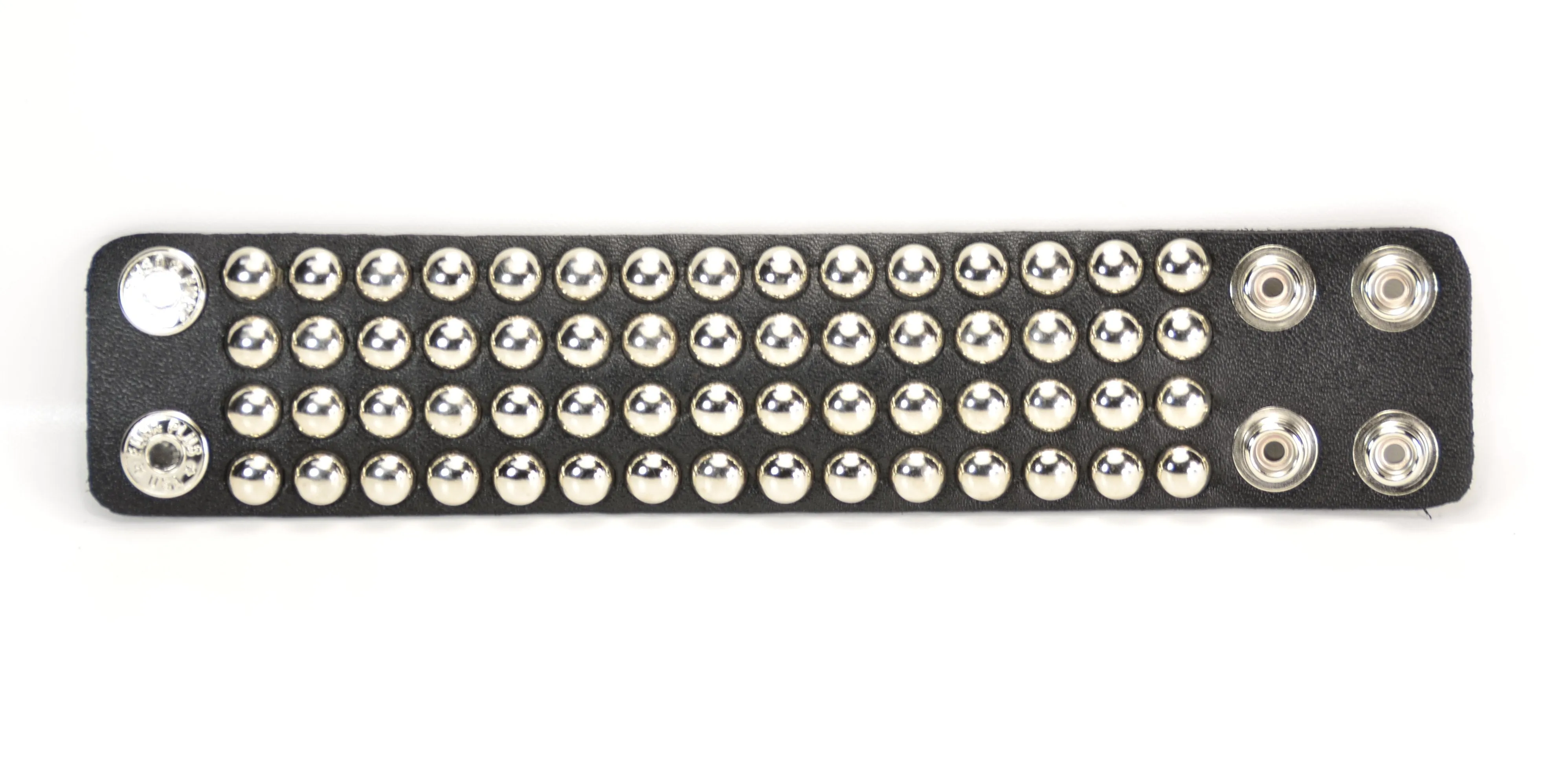 Round Studded 4 Row Bracelet