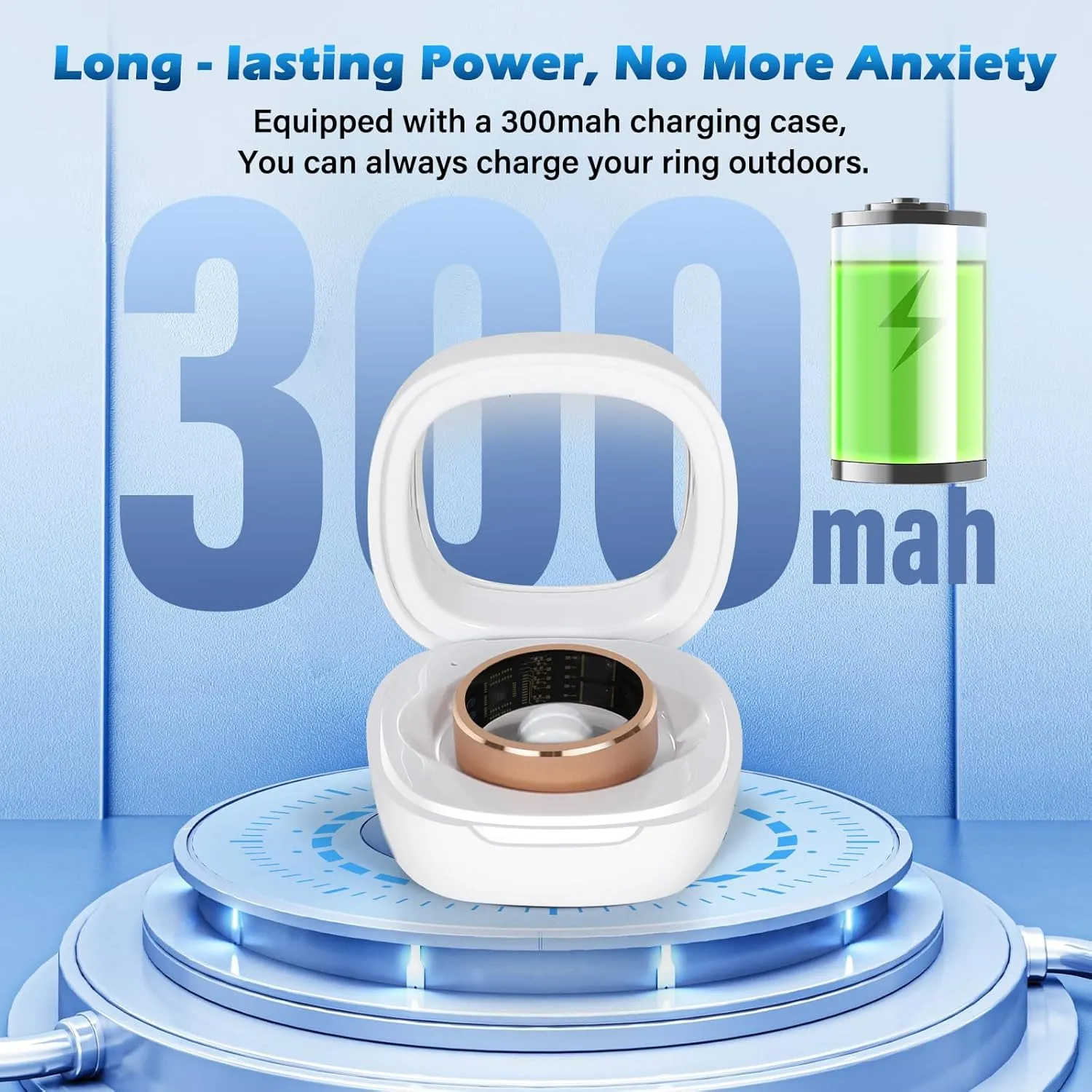 Smart Ring Health Fitness Tracker Women Men
