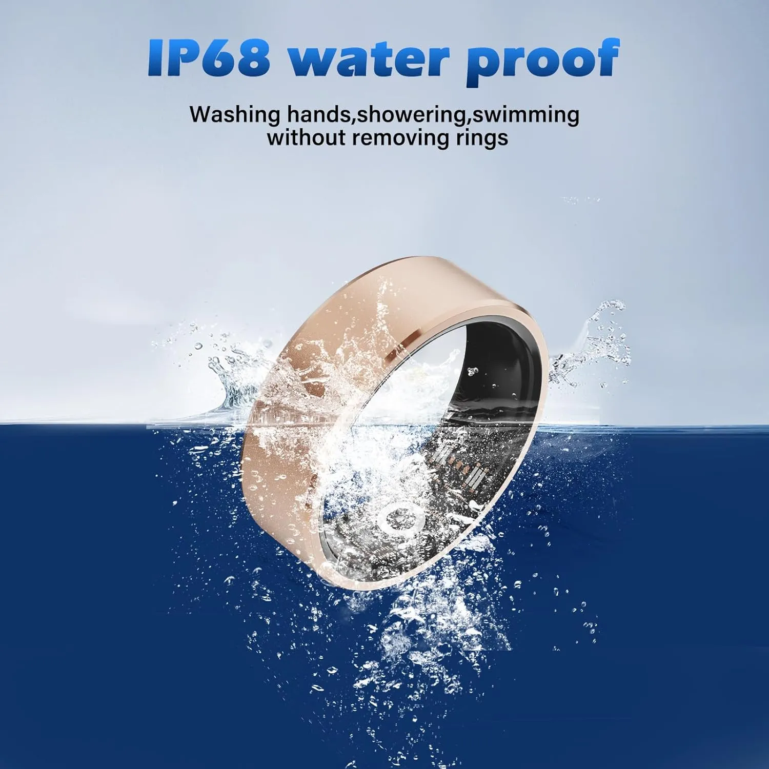 Smart Ring Health Fitness Tracker Women Men
