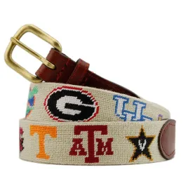 Smathers & Branson Men's Belt SEC Traditional/Light Khaki