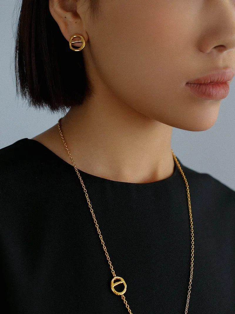 Vintage Simple Geometric Earrings