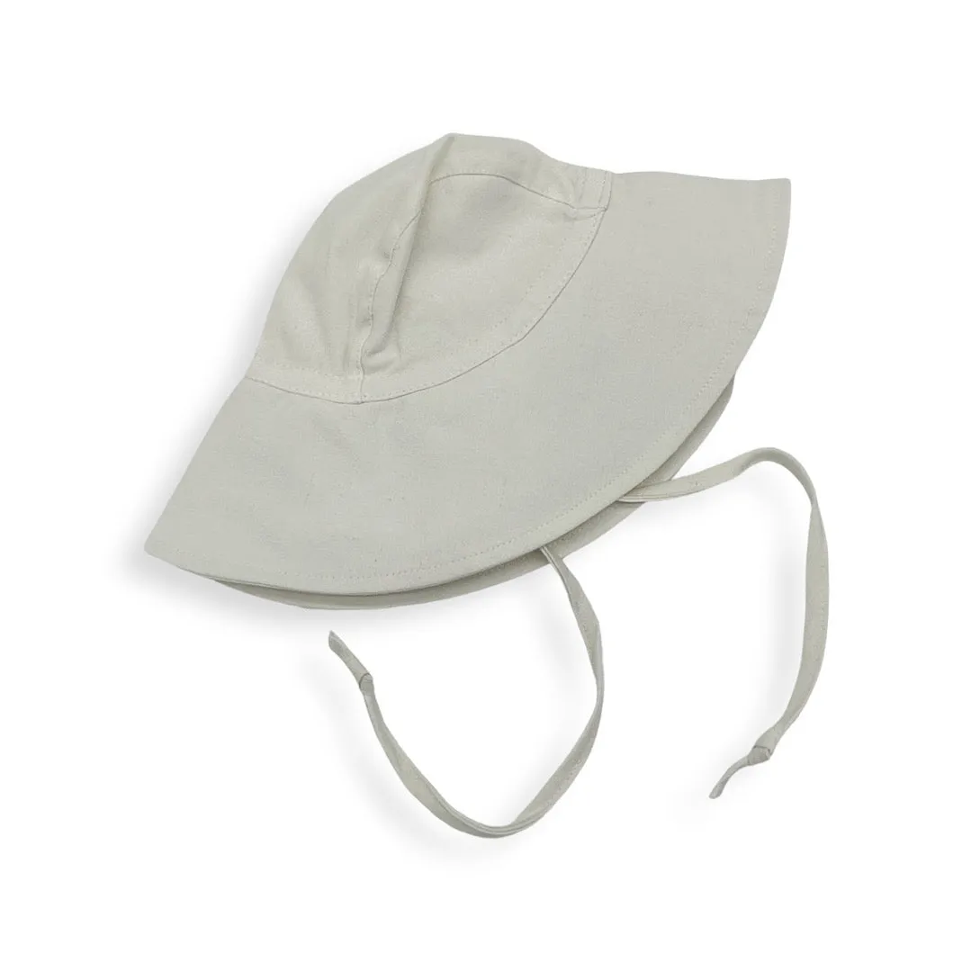 Wide Brim Linen Sun Hat