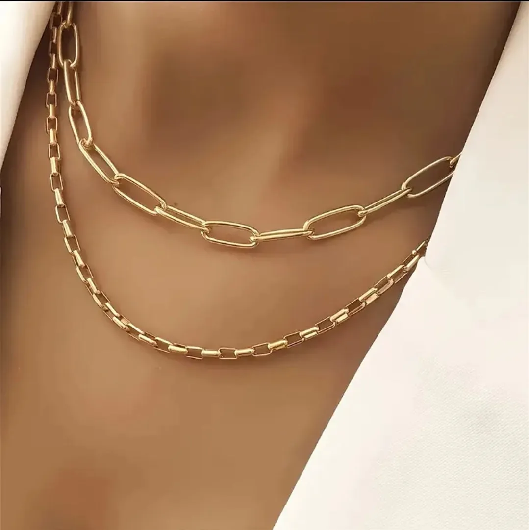 YOU Rule- Clavicle Chain Necklace/ Stainless Steel