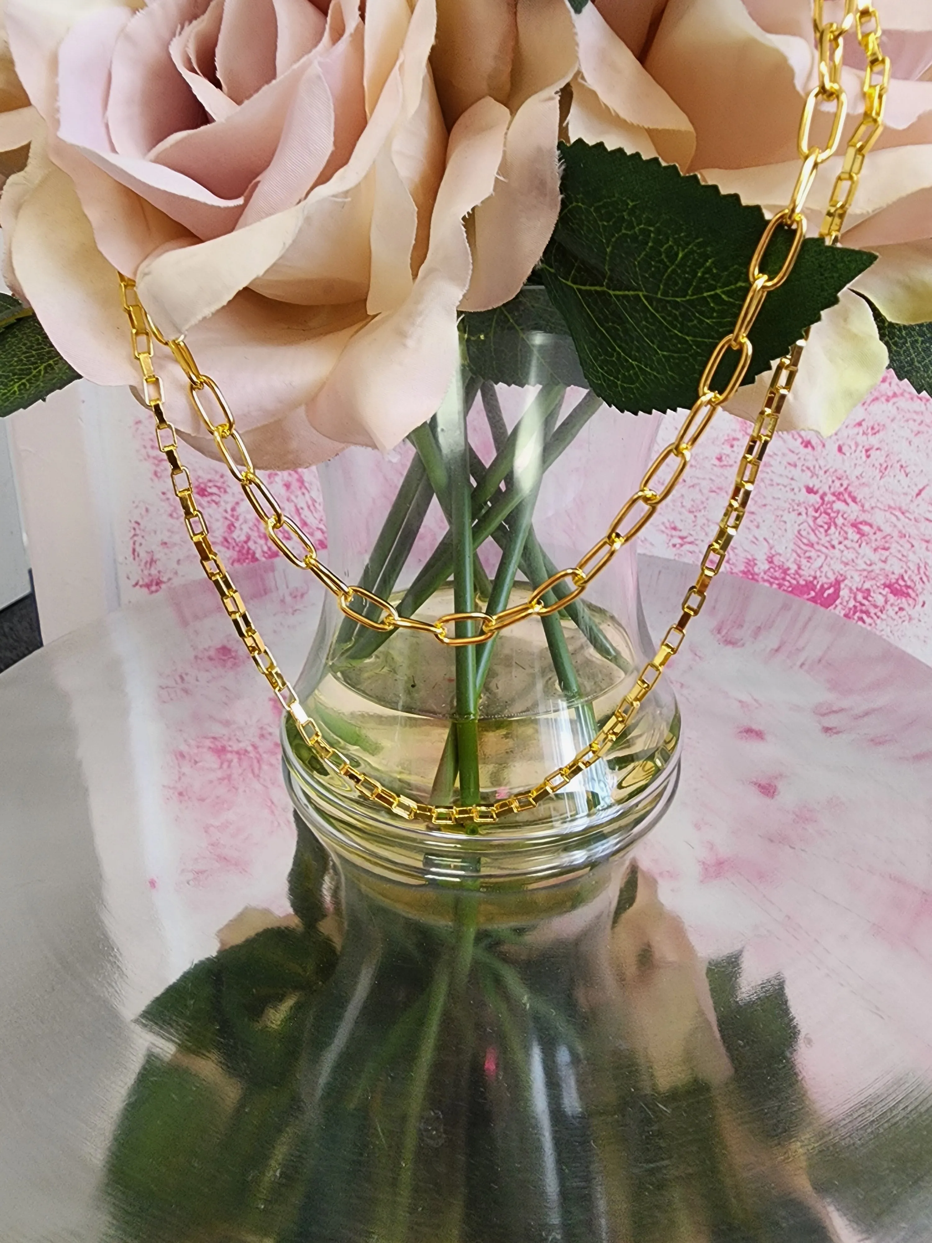 YOU Rule- Clavicle Chain Necklace/ Stainless Steel