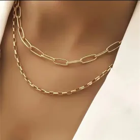 YOU Rule- Clavicle Chain Necklace/ Stainless Steel